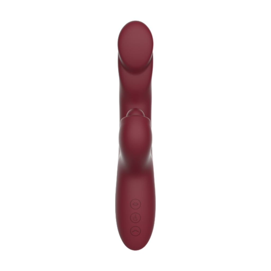 Double Pulsation Rabbit Vibrator with Heating Function