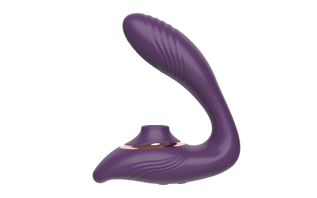 Wearable Dual-Stimulation Massager - 3-in-1 Nipple Suction, G-Spot Vibration & Patting Technology