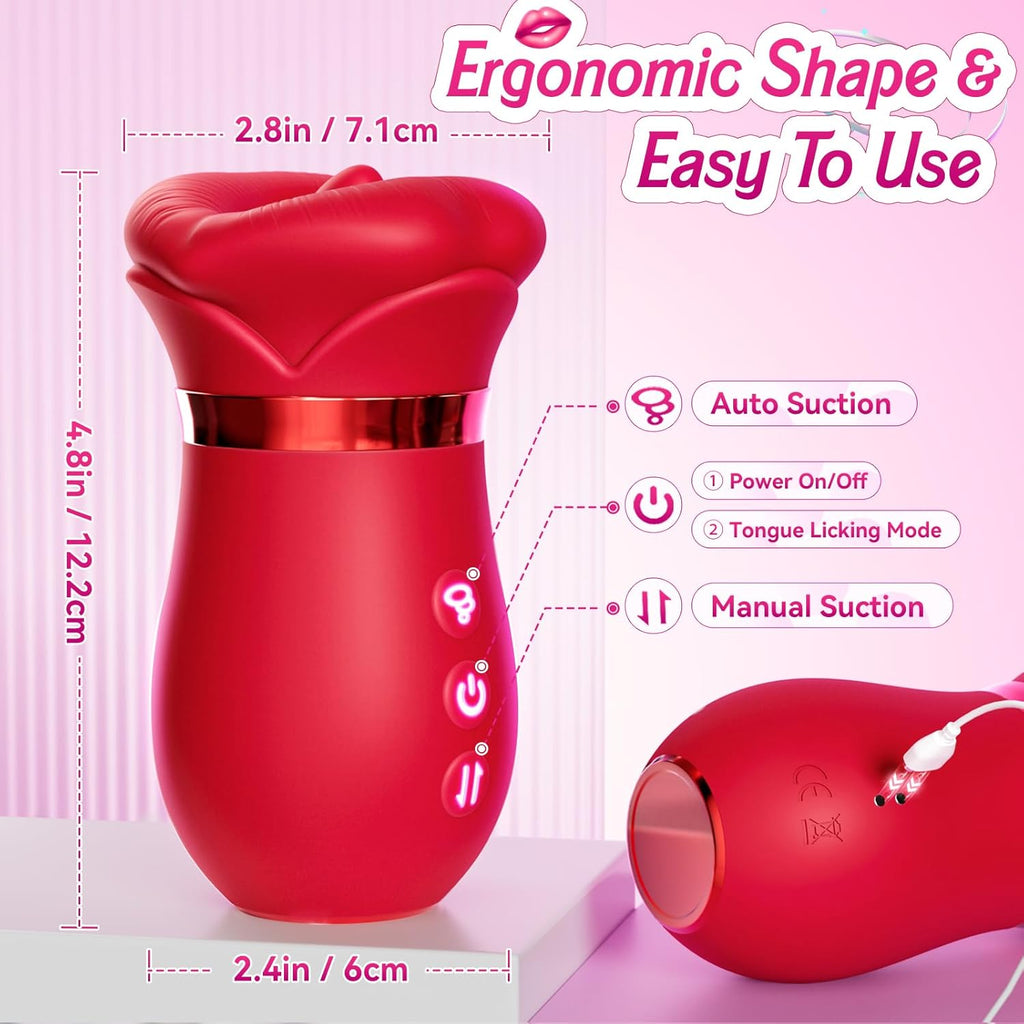 Smart App-Controlled Floral Personal Massager