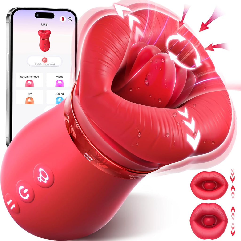Smart App-Controlled Floral Personal Massager