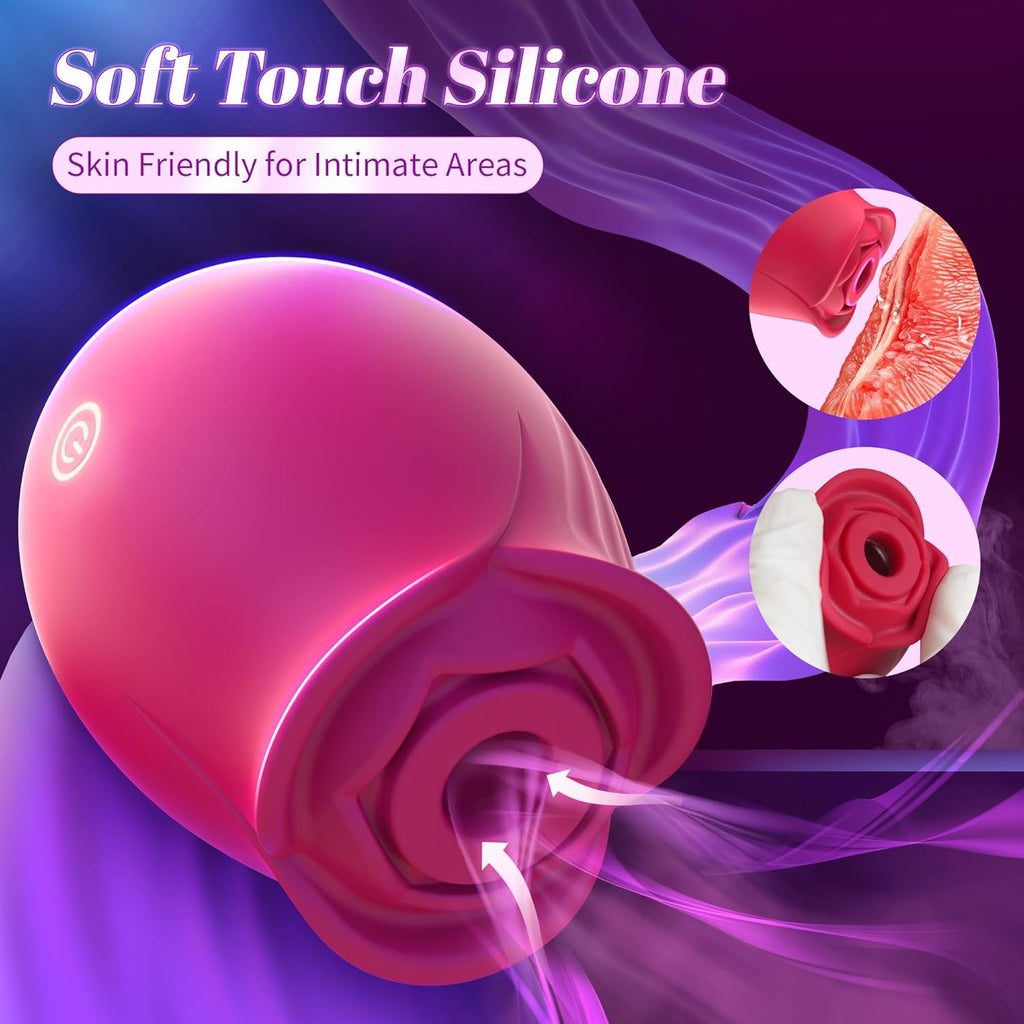 Elegant Rose Air-Pulse Personal Massager