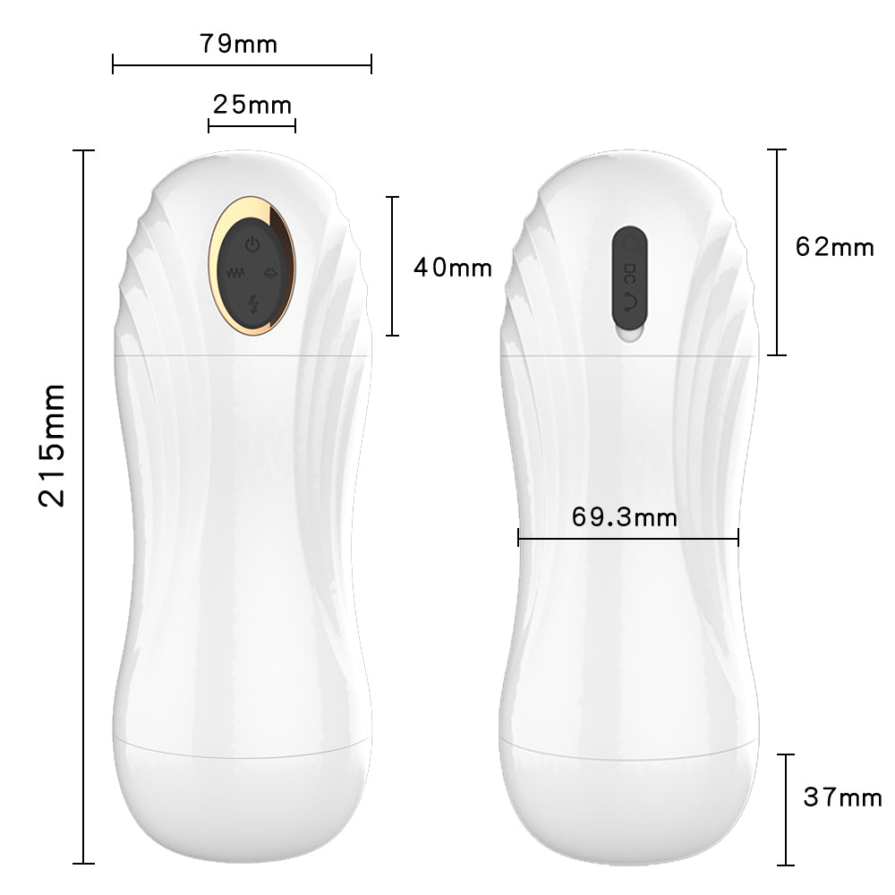 Intelligent Voice Interactive Automatic Sucking Cup - Multi-Frequency Internal Tremor & Deep Suction Masturbator