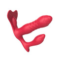 3-in-1 App-Controlled Thrusting Vibrator - Wearable Automatic Telescopic Dildo & Anal Plug with Remote Control