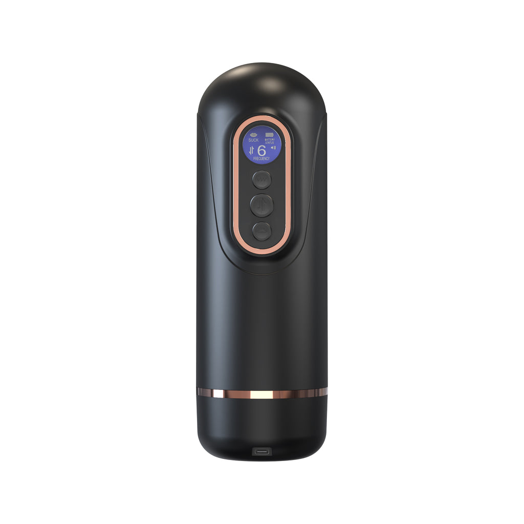 Ultimate 5-in-1 Fully Automatic Masturbation Cup - Smart LED Screen, Thrusting & Sucking Tech with Integrated Warming & Voice Interaction