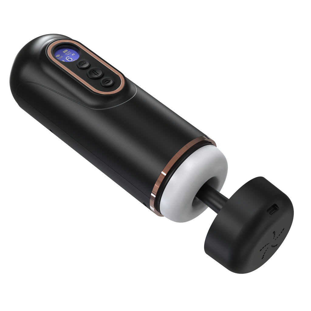 Ultimate 5-in-1 Fully Automatic Masturbation Cup - Smart LED Screen, Thrusting & Sucking Tech with Integrated Warming & Voice Interaction
