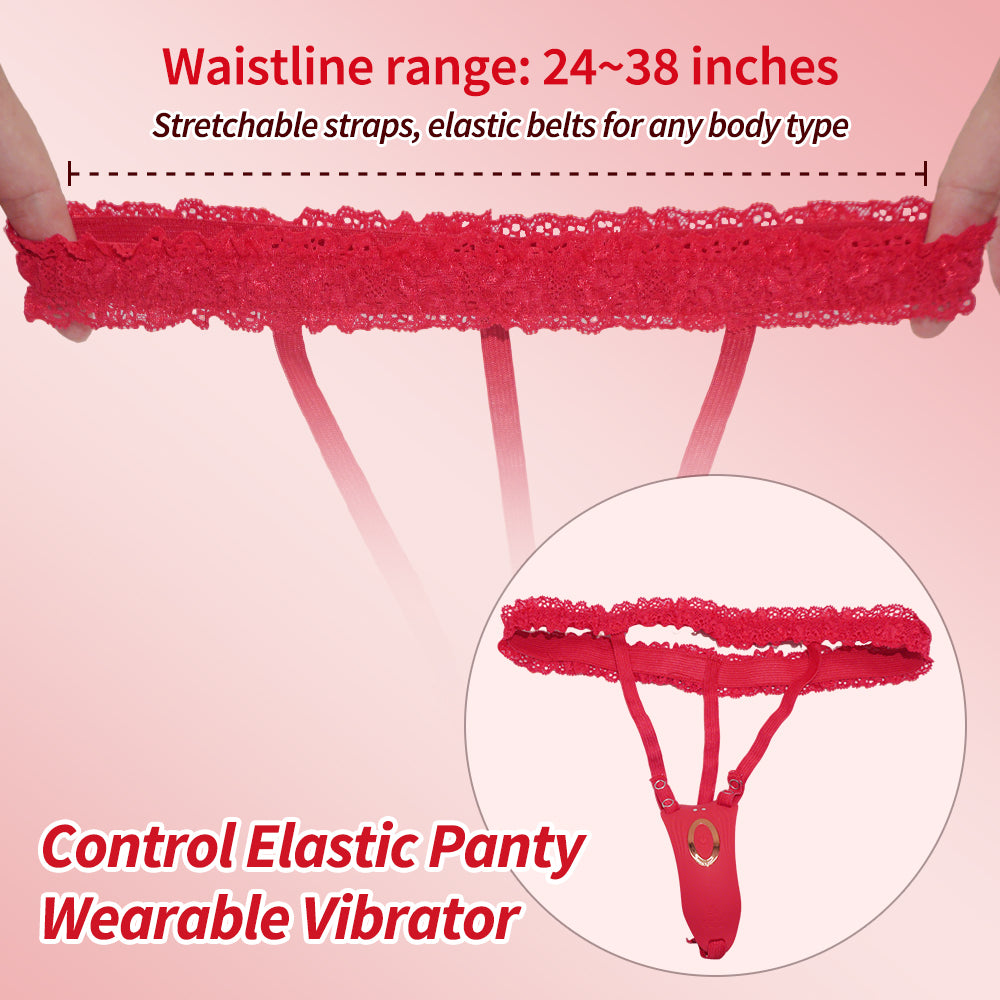Discreet Rose Petal Wearable Vibrator - 10-Speed Wireless Remote Control G-Spot & Clitoral Massager