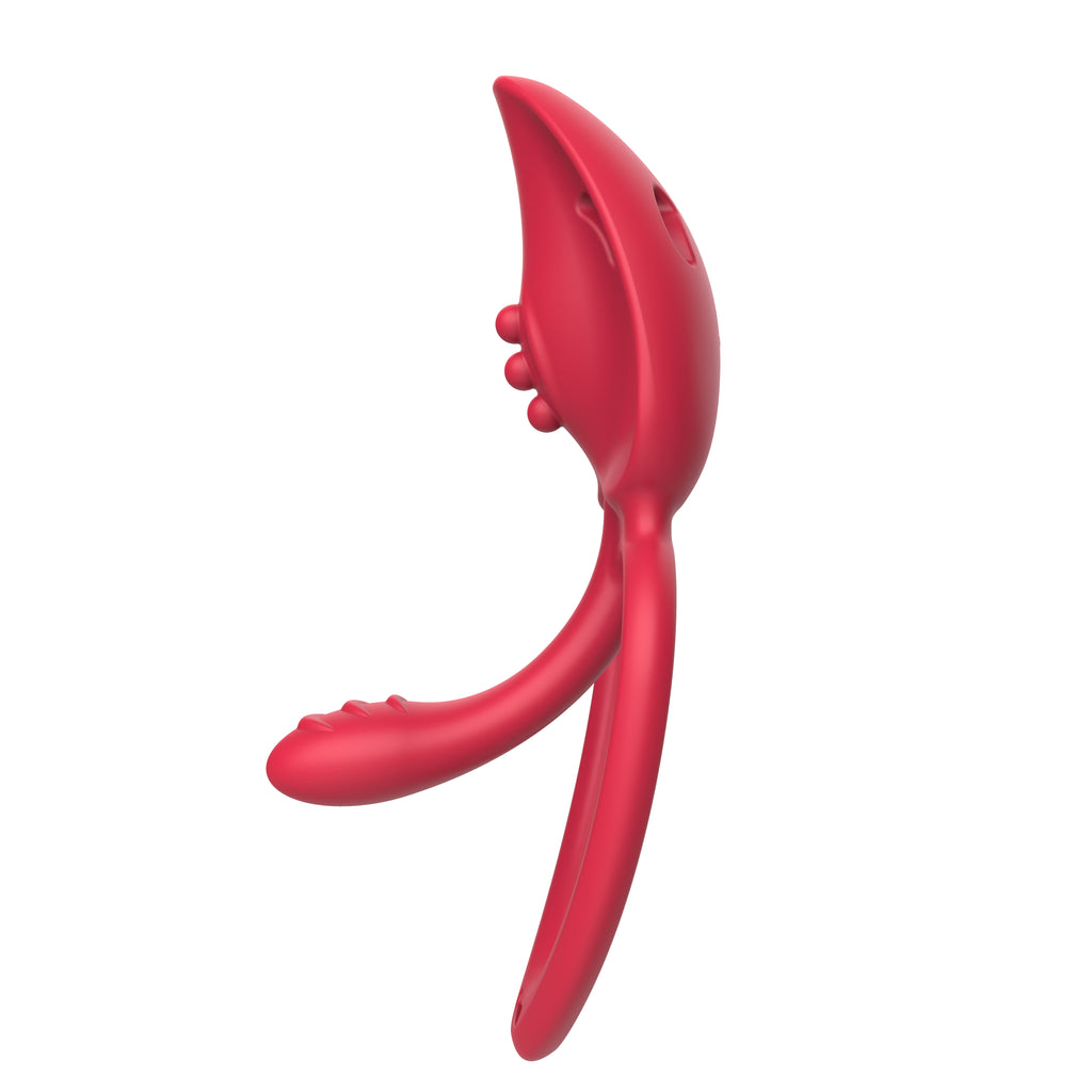 Smart App-Controlled 9 Types of Vibration Ergonomic Massager Hands Free Silicone Couples Toy