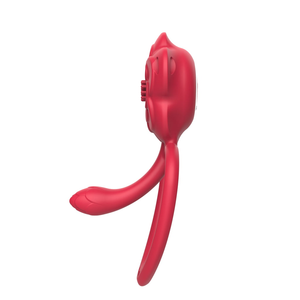 Smart Floral Wearable Vibrator - Triple Control Mode (App, Remote & Manual) - 9-Speed Dual-Stimulation Panty Massager